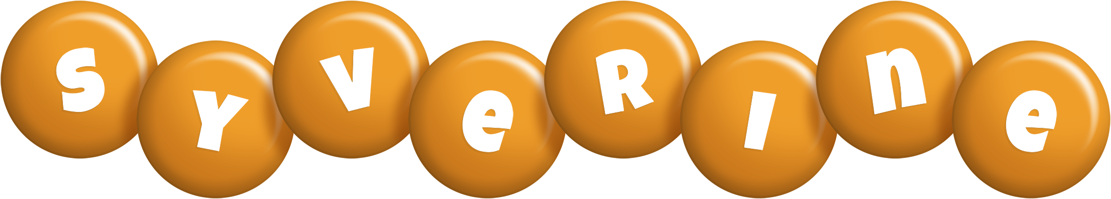 Syverine candy-orange logo