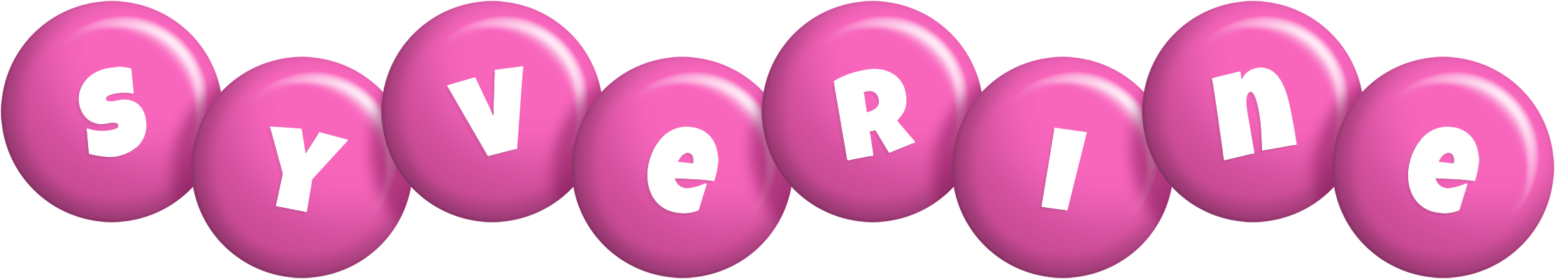 Syverine candy-pink logo