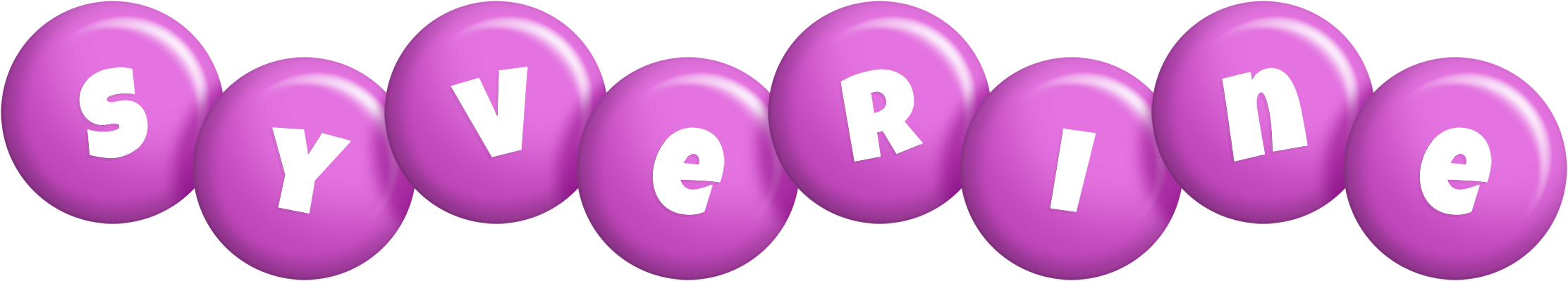 Syverine candy-purple logo