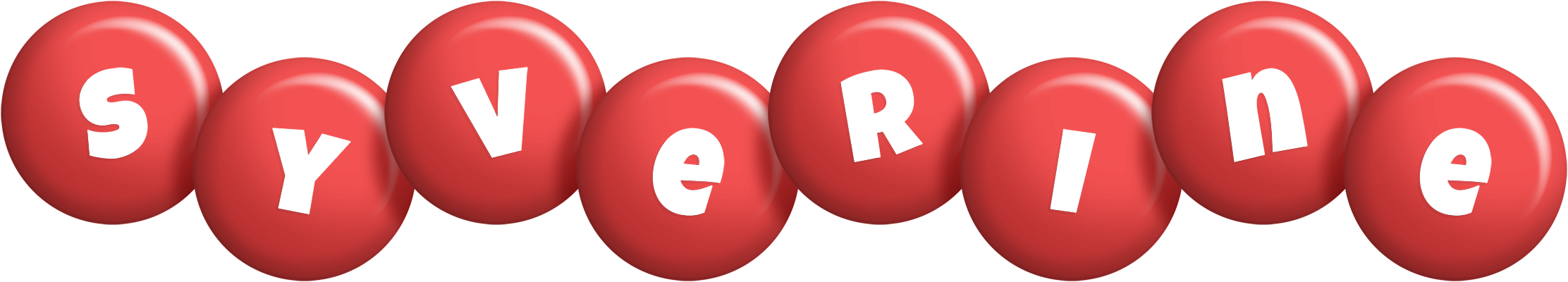 Syverine candy-red logo