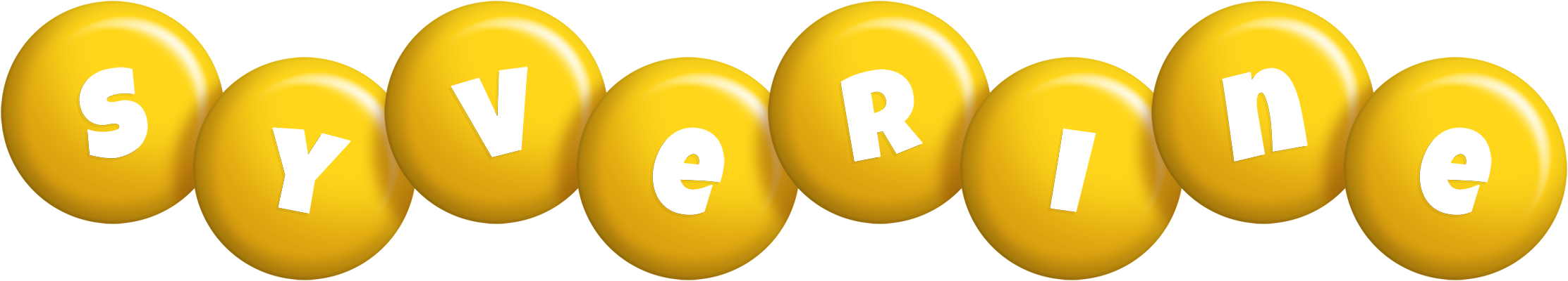 Syverine candy-yellow logo