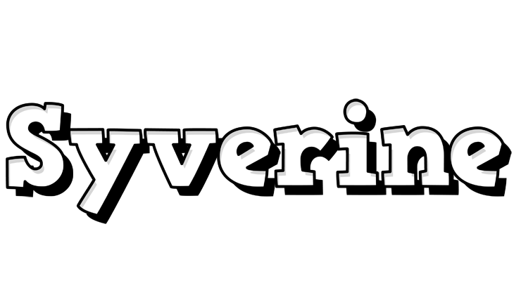Syverine snowing logo