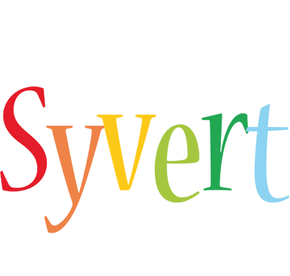 Syvert birthday logo