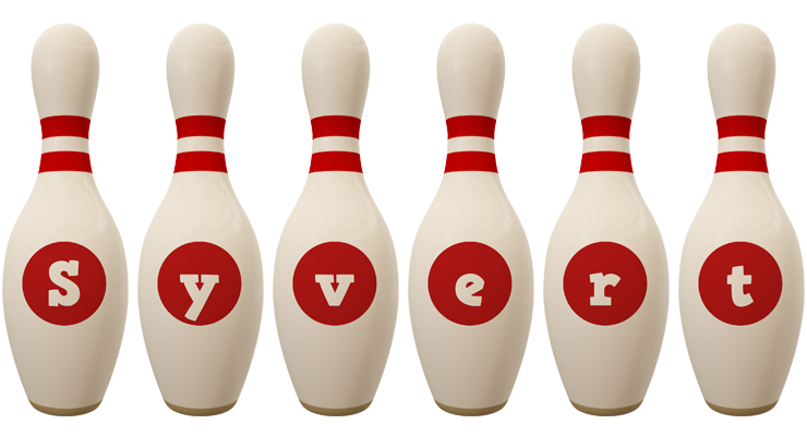Syvert bowling-pin logo