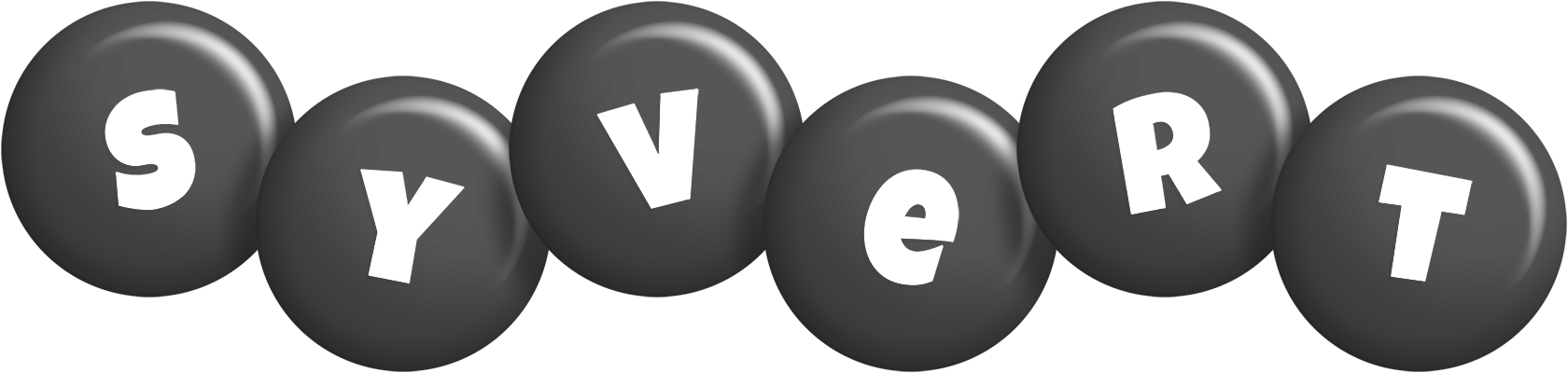 Syvert candy-black logo