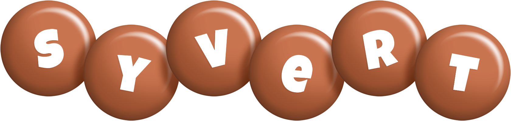 Syvert candy-brown logo