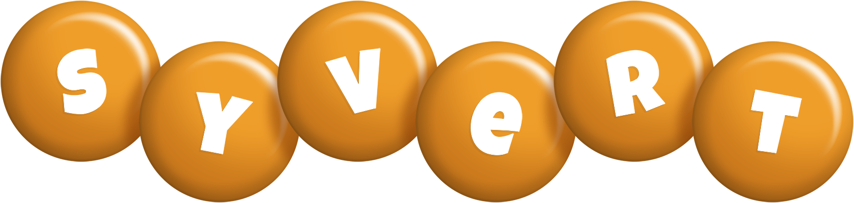 Syvert candy-orange logo