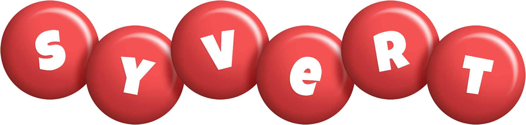 Syvert candy-red logo