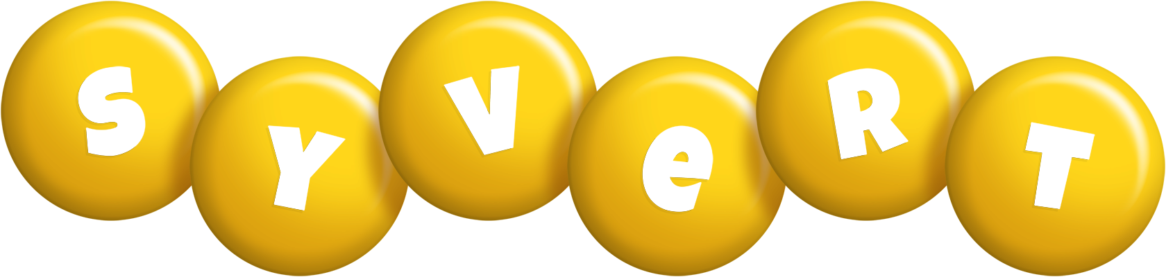 Syvert candy-yellow logo