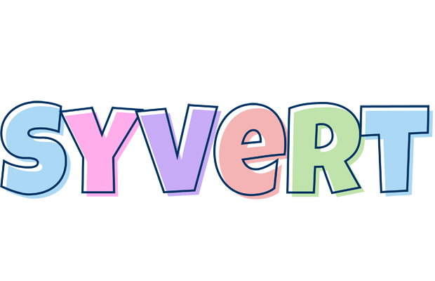 Syvert pastel logo