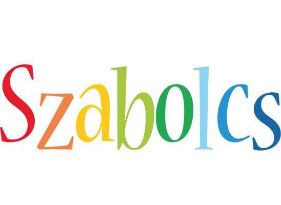 Szabolcs birthday logo