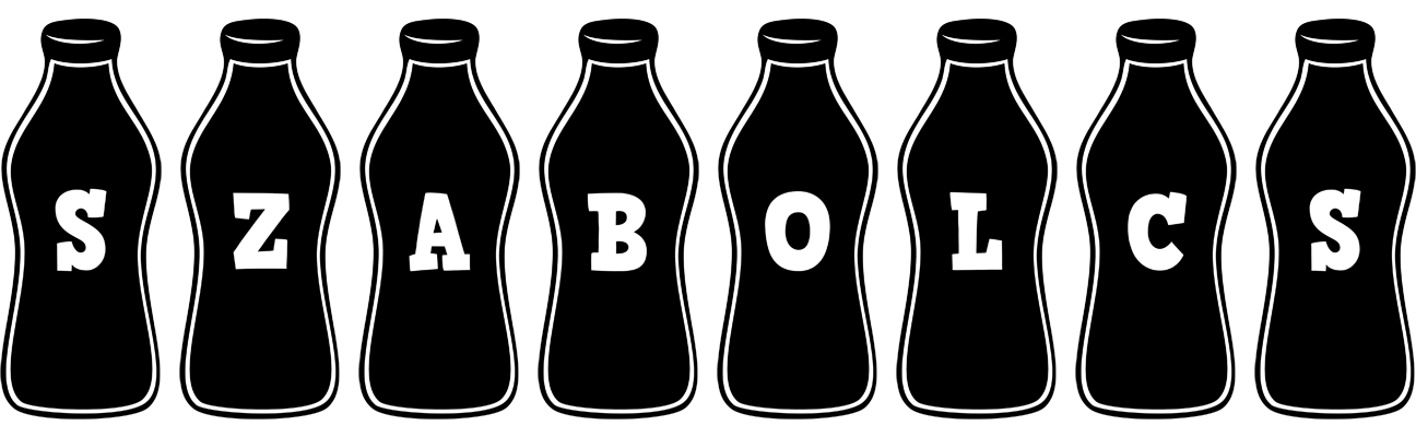 Szabolcs bottle logo