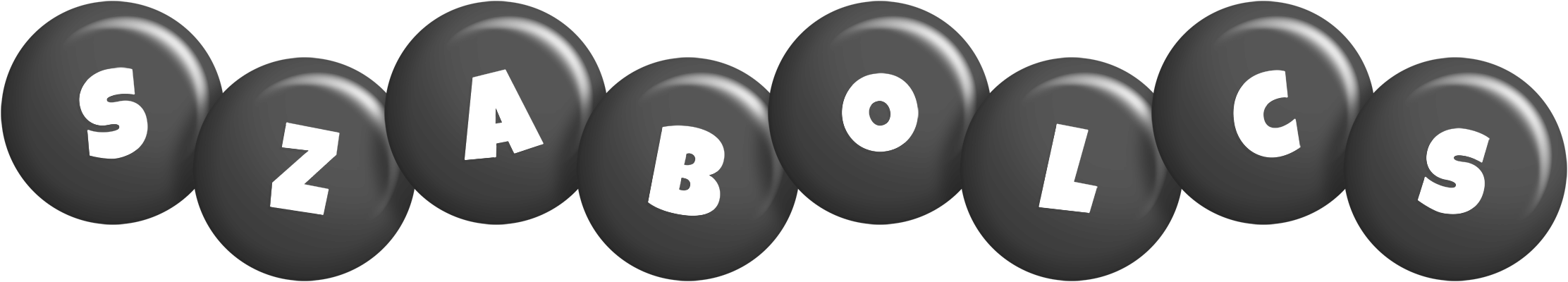 Szabolcs candy-black logo