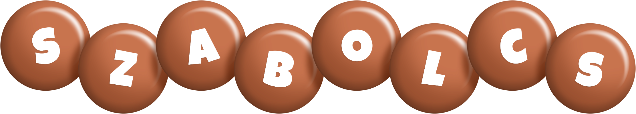 Szabolcs candy-brown logo