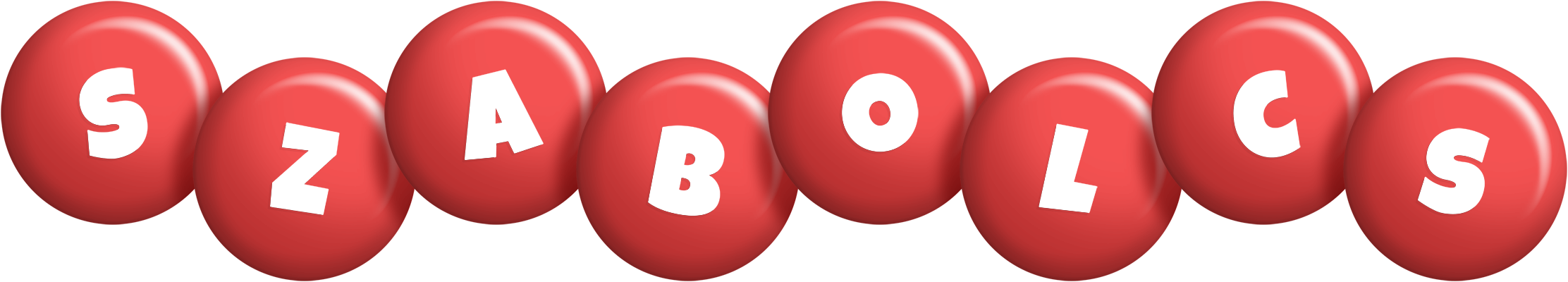 Szabolcs candy-red logo