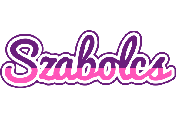 Szabolcs cheerful logo