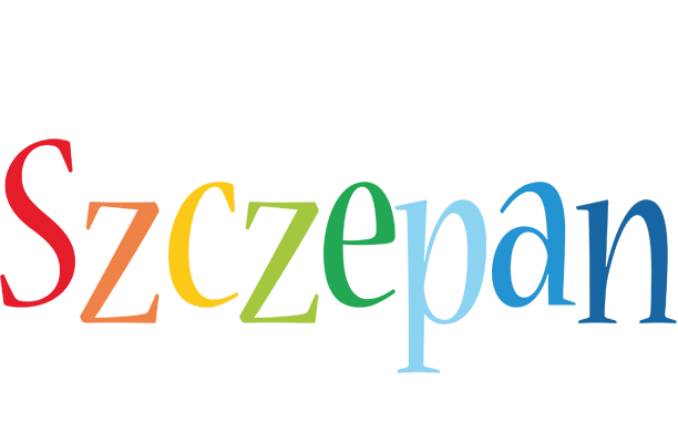 Szczepan birthday logo