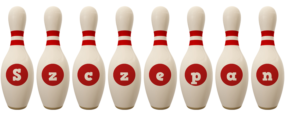 Szczepan bowling-pin logo