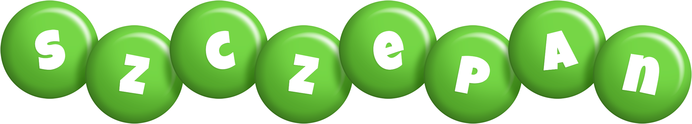 Szczepan candy-green logo