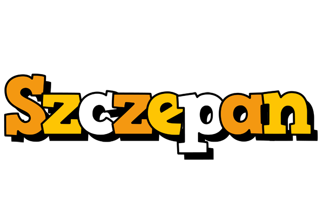 Szczepan cartoon logo
