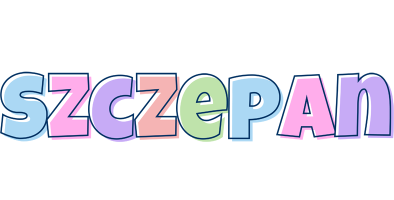 Szczepan pastel logo