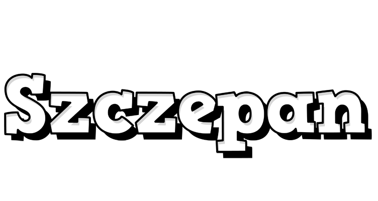 Szczepan snowing logo