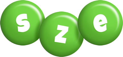 Sze candy-green logo