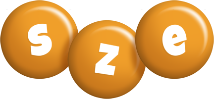 Sze candy-orange logo