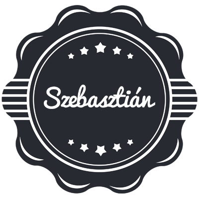 Szebasztián badge logo