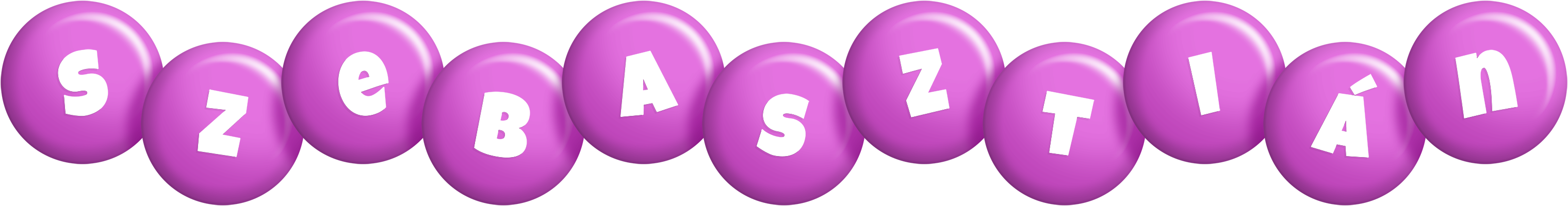 Szebasztián candy-purple logo