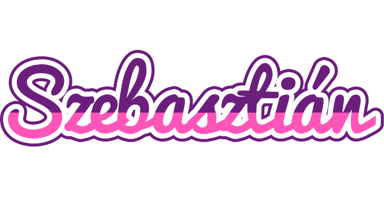 Szebasztián cheerful logo