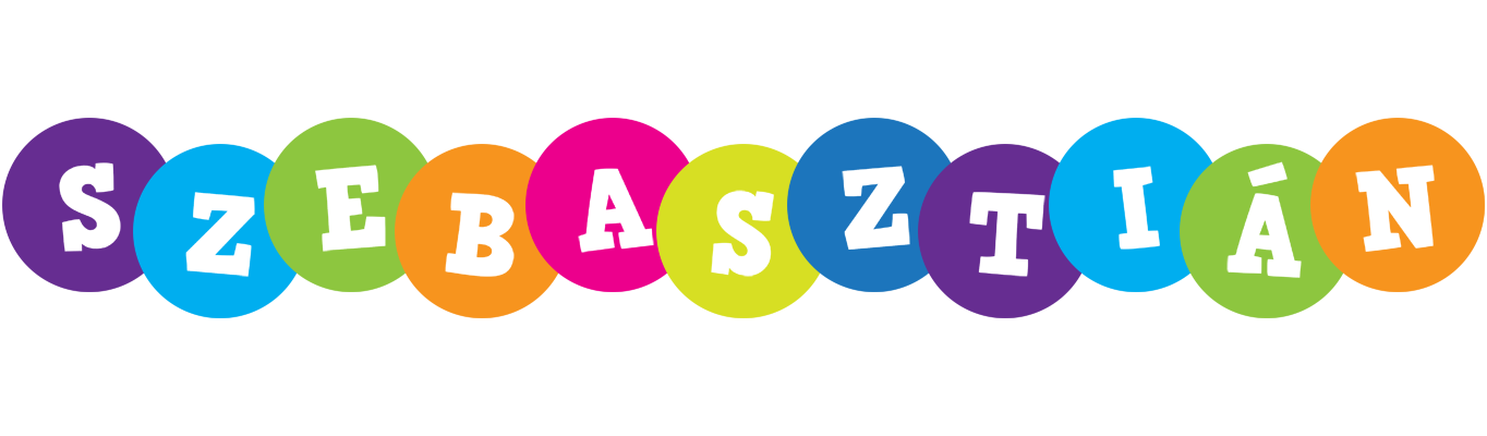 Szebasztián happy logo