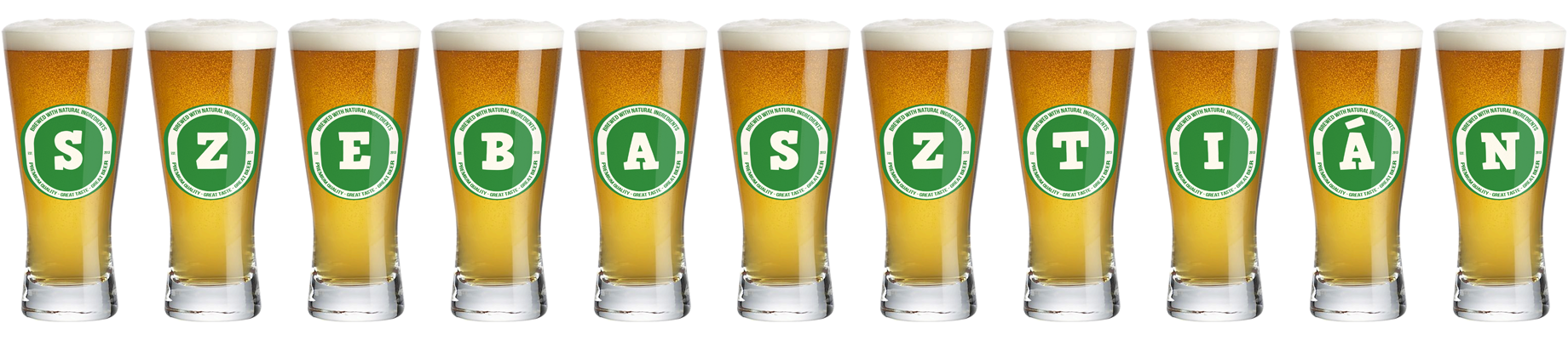 Szebasztián lager logo