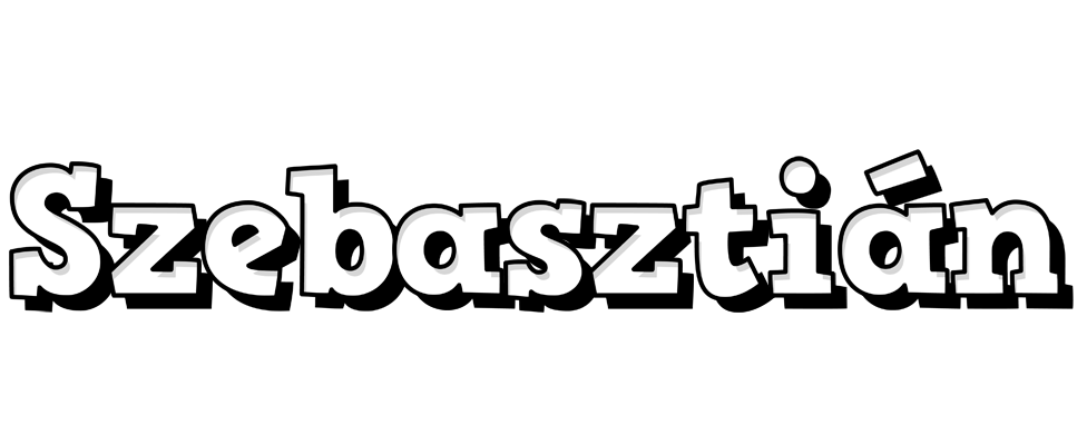 Szebasztián snowing logo