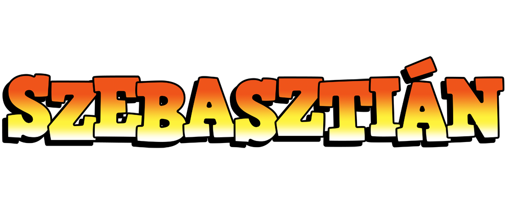 Szebasztián sunset logo