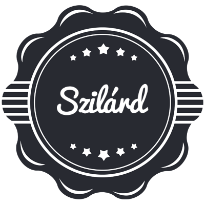 Szilárd badge logo