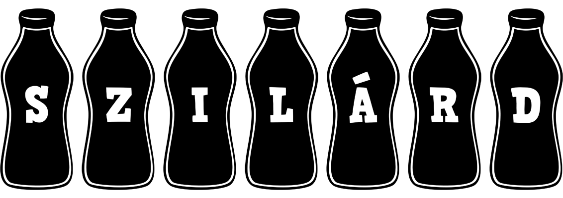 Szilárd bottle logo