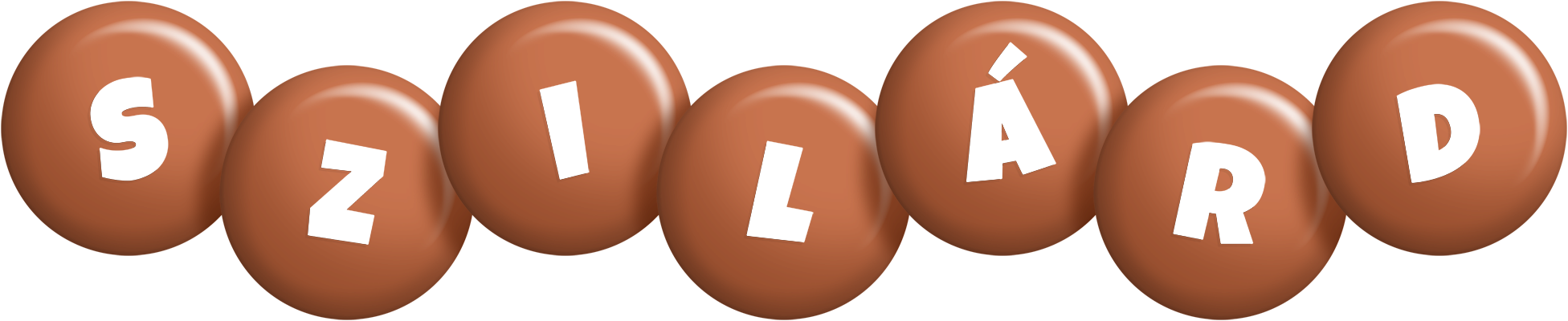 Szilárd candy-brown logo