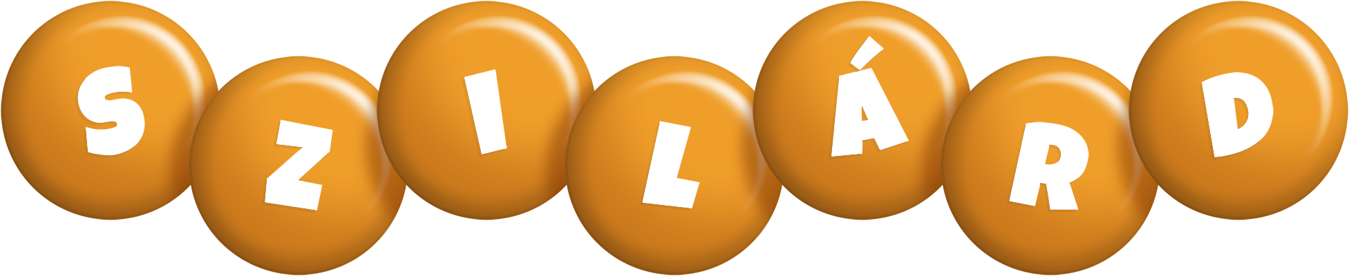 Szilárd candy-orange logo
