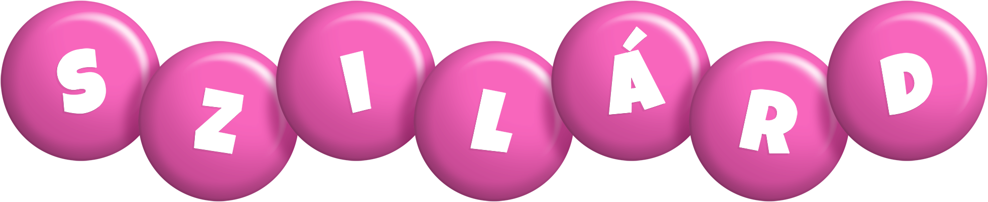 Szilárd candy-pink logo