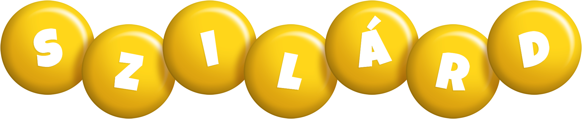 Szilárd candy-yellow logo