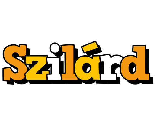 Szilárd cartoon logo