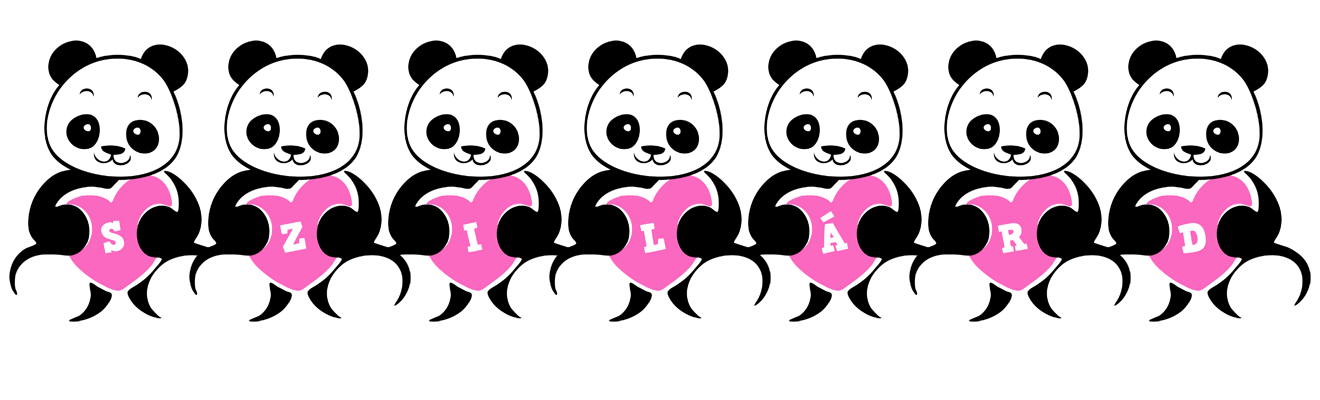 Szilárd love-panda logo