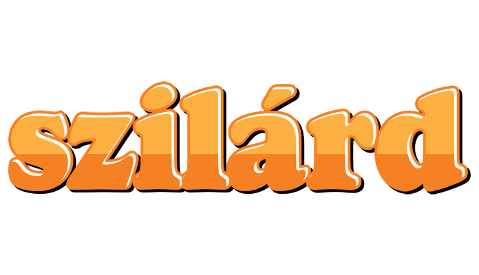 Szilárd orange logo