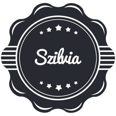 Szilvia badge logo