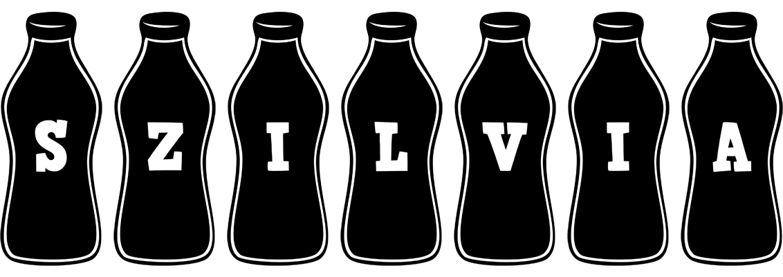 Szilvia bottle logo