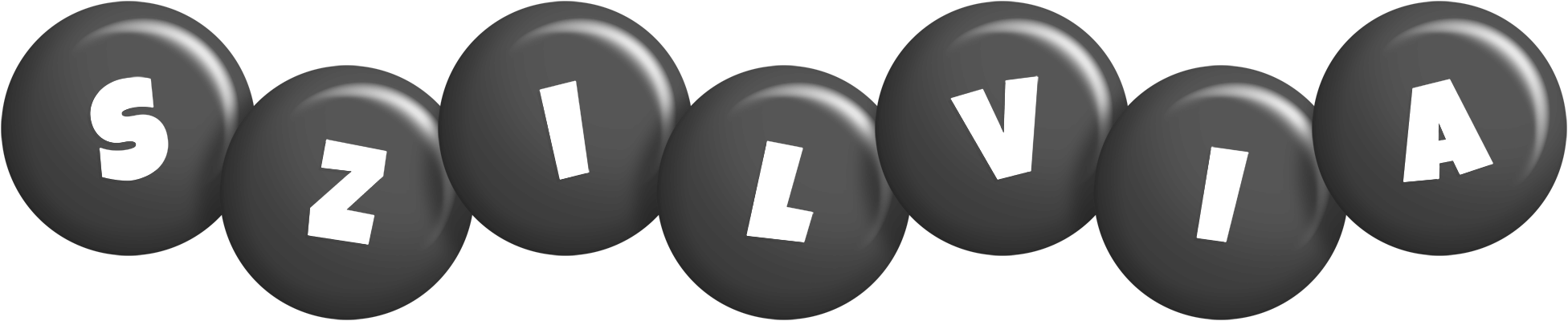 Szilvia candy-black logo