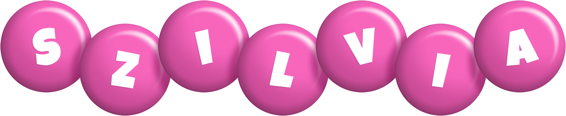 Szilvia candy-pink logo