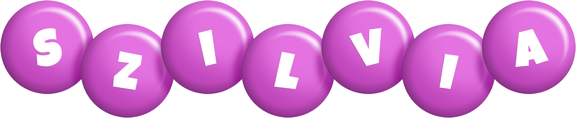 Szilvia candy-purple logo
