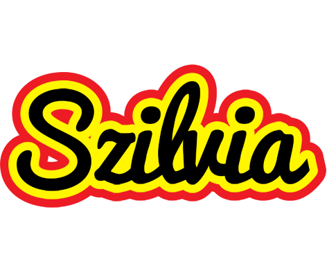 Szilvia flaming logo